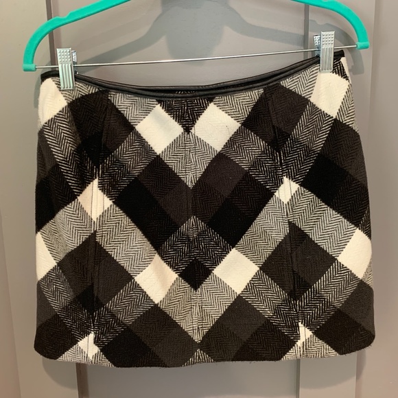 Free People Twiggy Herringbone Plaid Mini Skirt - Picture 10 of 10